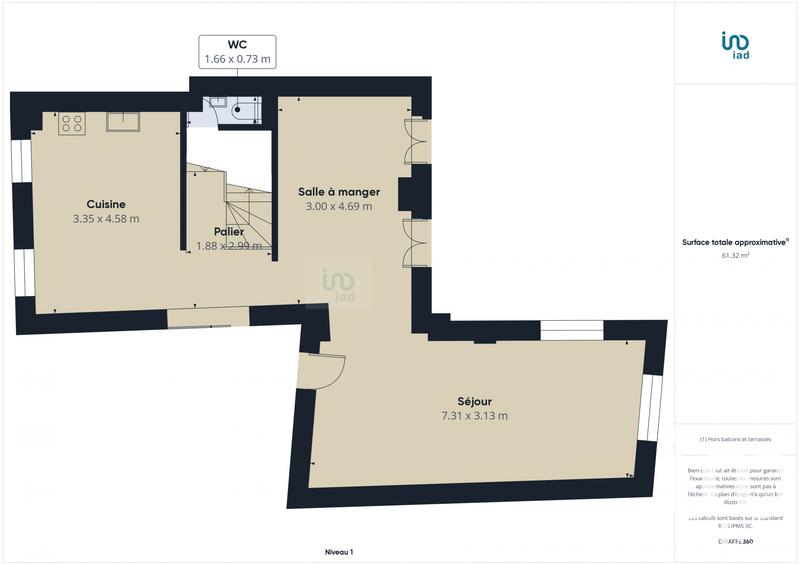 Maison - 166 m² - 7 pièces