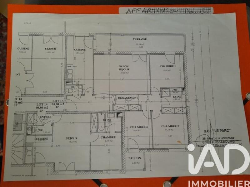 Appartement - 85 m² - 4 pièces