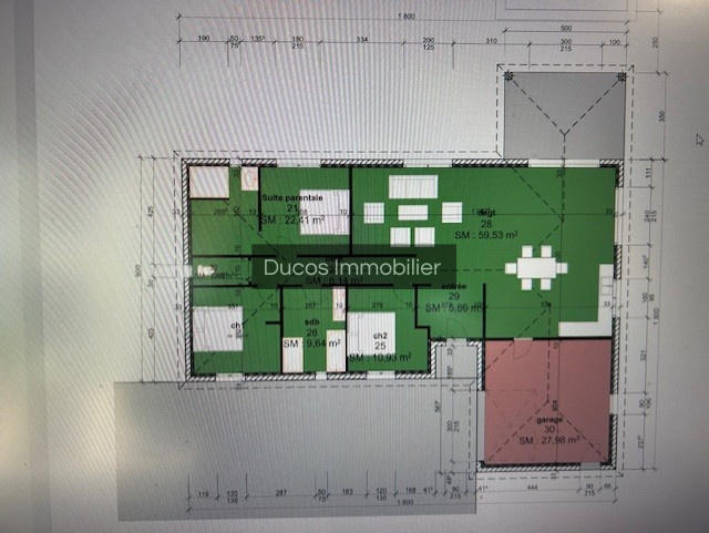 Maison - 133 m² - 4 pièces