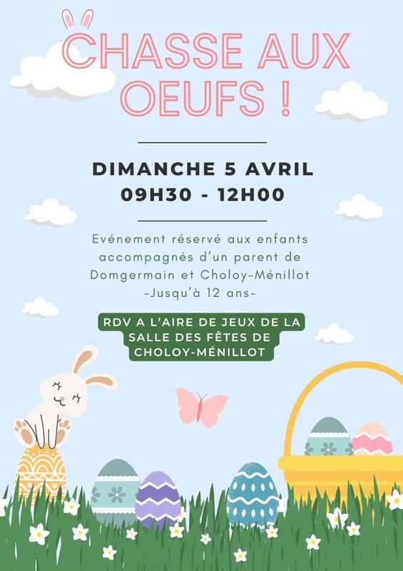 Chasse aux oeufs - Choloy-Ménillot