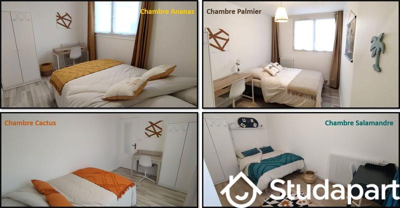 Chambre - 11 m² - 1 pièce