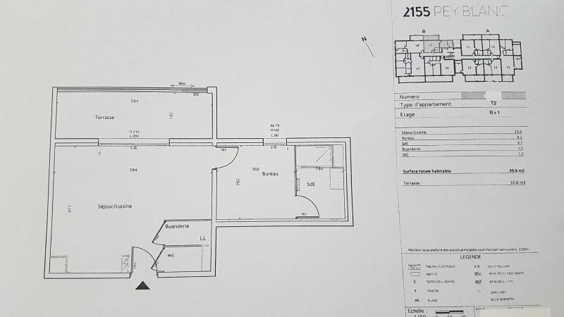 Appartement - 39 m² - 2 pièces