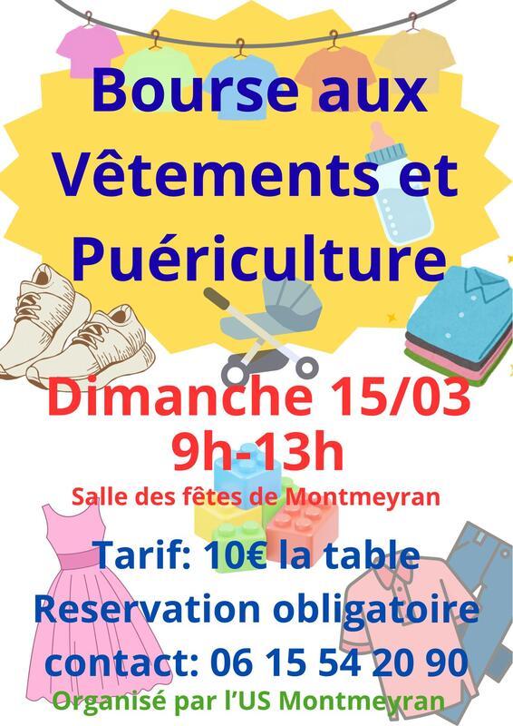 Bourses aux vêtements et puériculture
