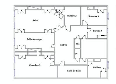 Appartement - 125 m² - 5 pièces