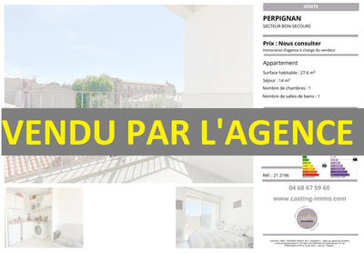 Appartement - 27 m² - 2 pièces