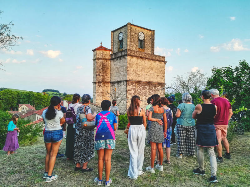 Visite aux Lampions à Auriac-Sur-Vendinelle