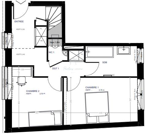 Duplex - 89 m² - 4 pièces