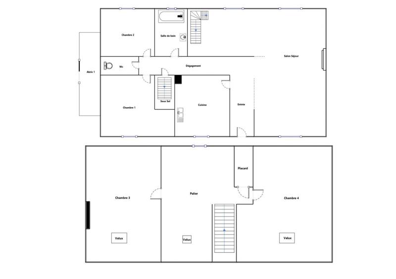 Maison - 101 m² - 5 pièces