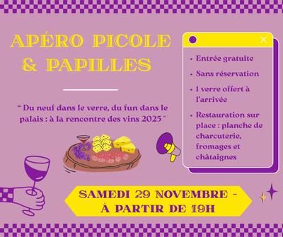 Apéro Picole &amp; Papilles au Domaine de Cauquelle