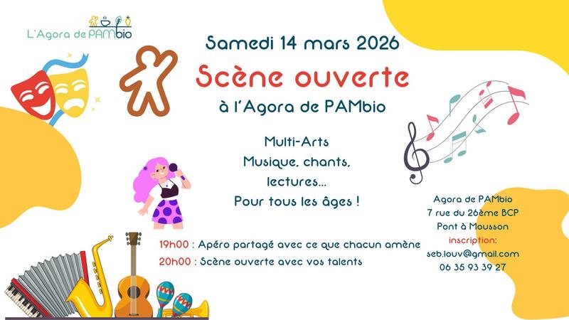 Scène Ouverte à l'Agora de PAMbio