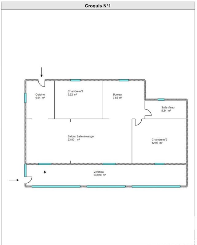 Maison - 148 m² - 3 pièces