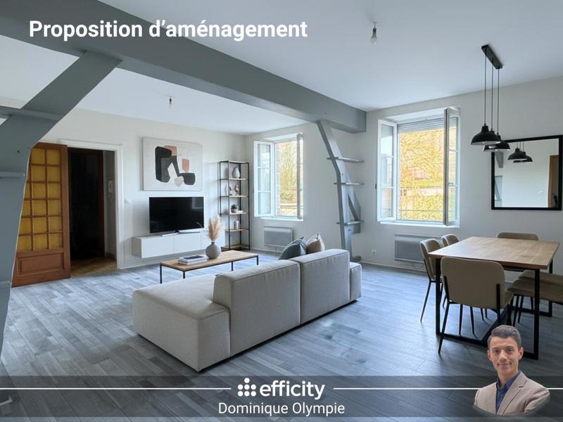 Appartement - 65 m² - 2 pièces