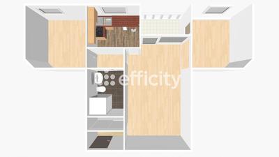 Appartement - 50 m² - 2 pièces