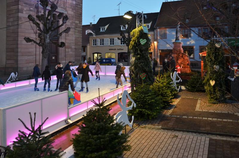 Patinoire du village de Noël