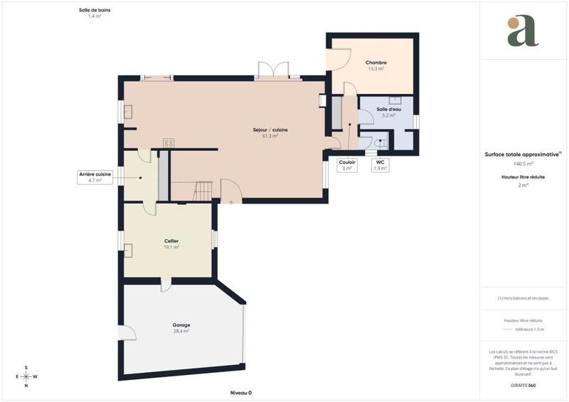 Maison ancienne - 170 m² - 5 pièces