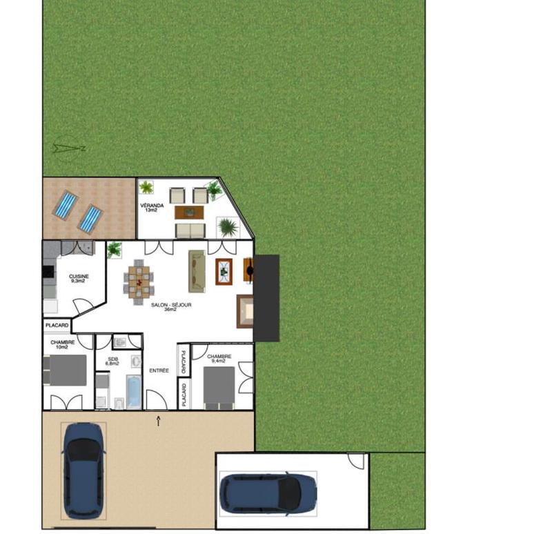 Maison - 75 m² - 4 pièces