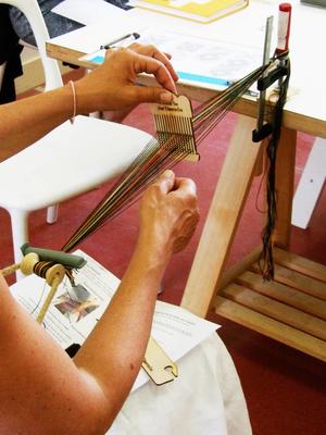 Tissage aux plaquettes