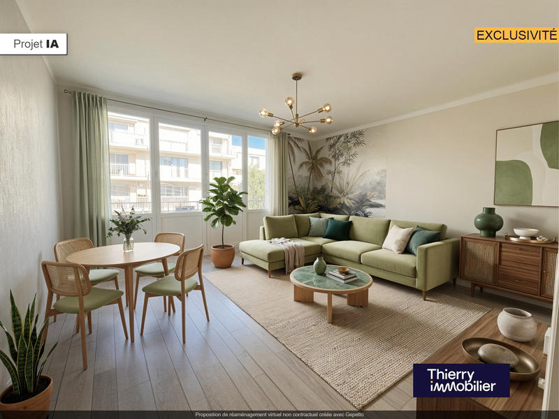 Appartement - 70 m² - 3 pièces