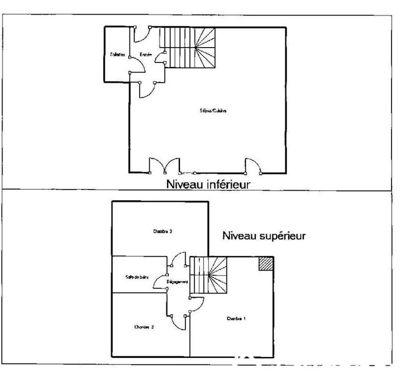 Chambre - 10 m² - 1 pièce