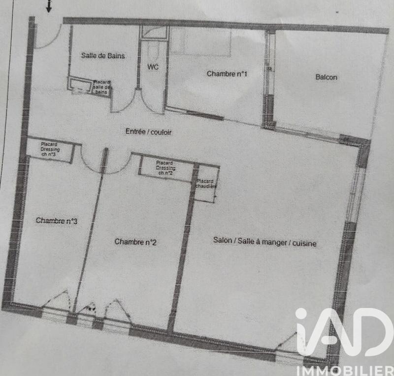 Appartement - 82 m² - 4 pièces