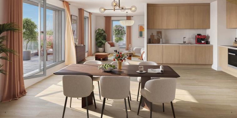 Appartement - 65 m² - 3 pièces