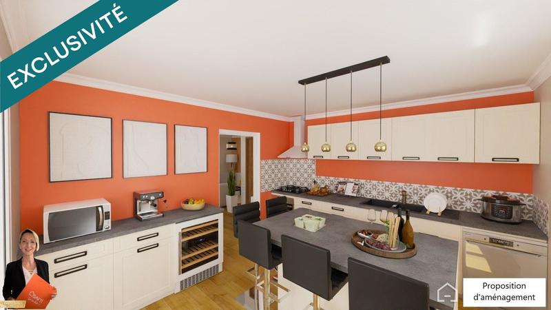 Maison - 98 m² - 4 pièces