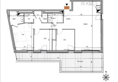 Appartement - 85 m² - 4 pièces