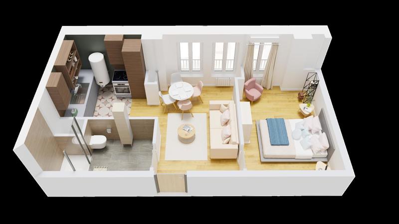 Appartement - 33 m² - 2 pièces