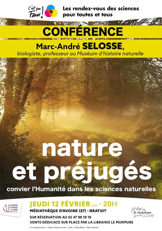 Conférence &quot;Nature et préjugés : convier l'Humanité dans les sciences naturelles&quot;