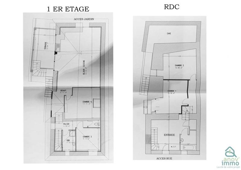 Maison ancienne - 103 m² - 5 pièces