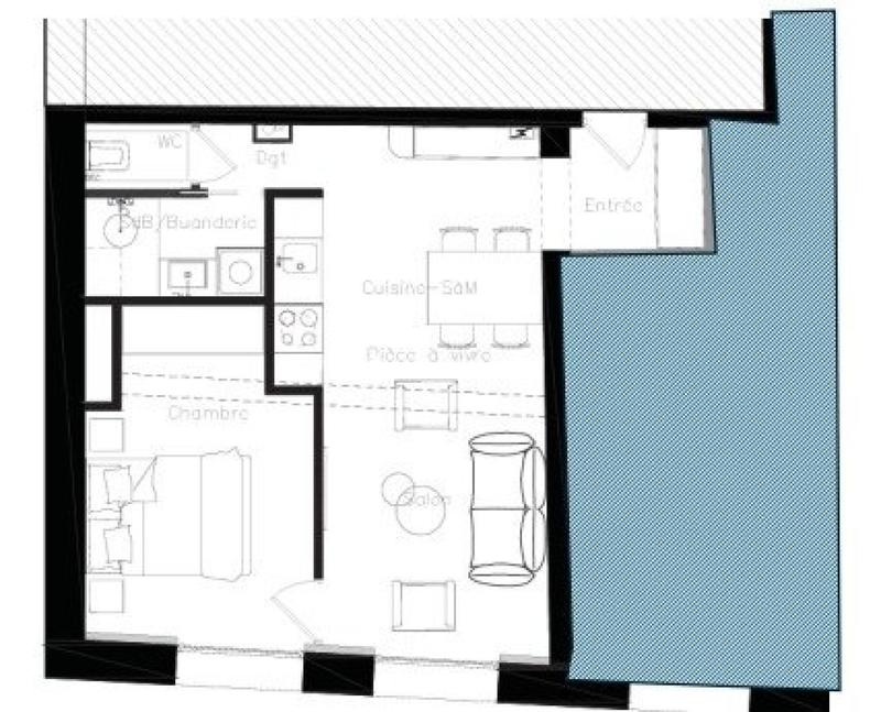 Appartement - 35 m² - 2 pièces