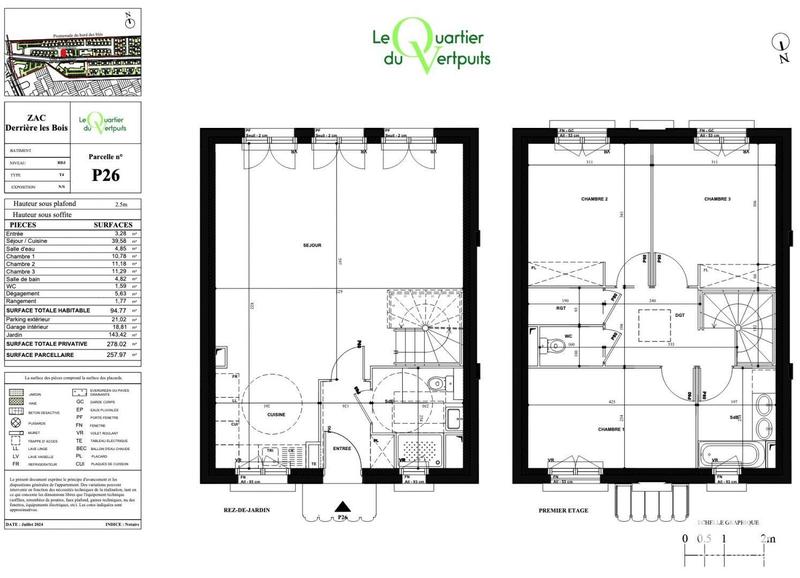 Maison - 95 m² - 4 pièces