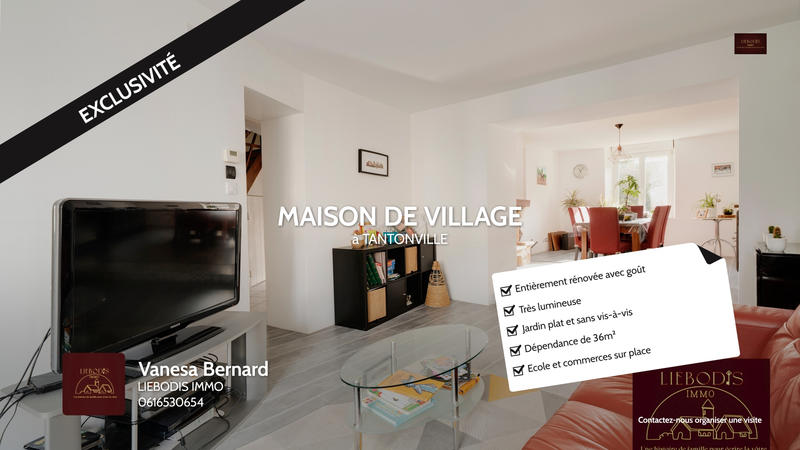 Maison de village - 135 m² - 4 pièces