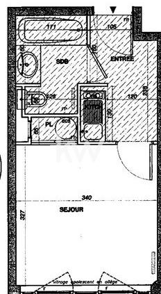 Appartement - 21 m² - 1 pièce