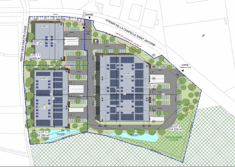 Entrepôt - 1 000 m²