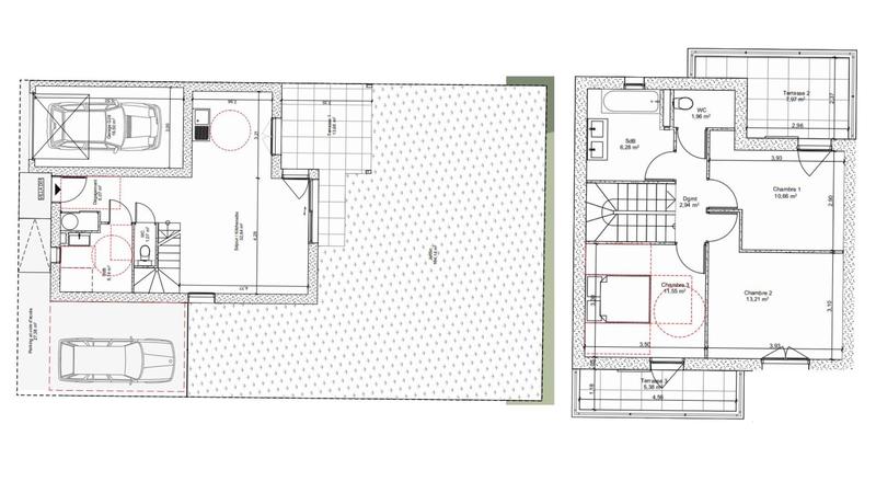 Maison - 92 m² - 4 pièces
