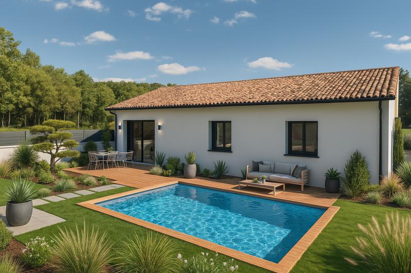 Maison - 90 m² - 4 pièces