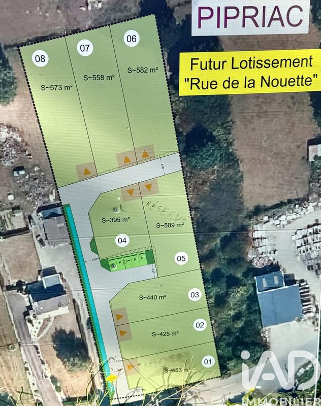 Terrain - 593 m²