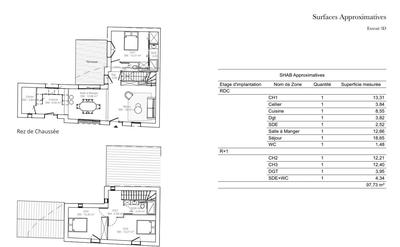 Maison - 97 m² - 4 pièces