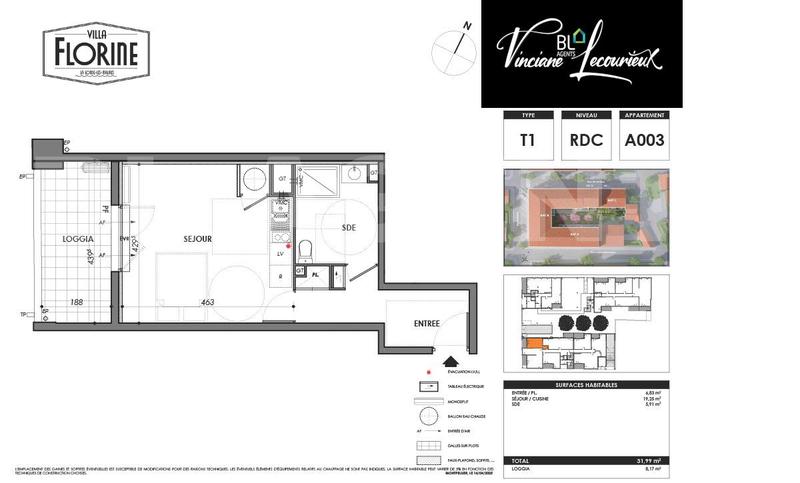 Appartement - 32 m² - 1 pièce