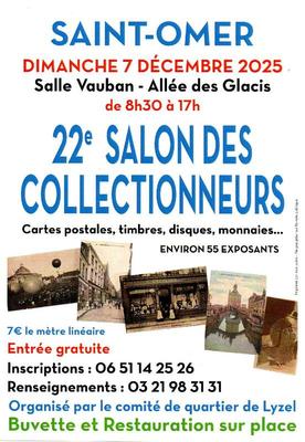 Salon des collectionneurs du comité de quartier de lyzel