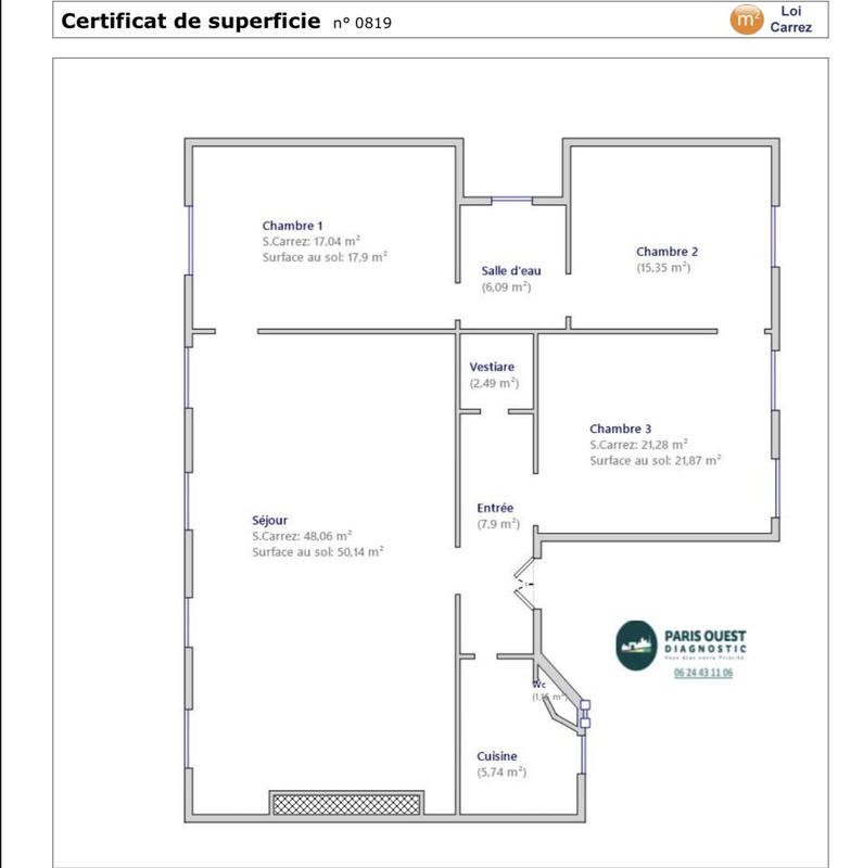 Appartement - 125 m² - 5 pièces