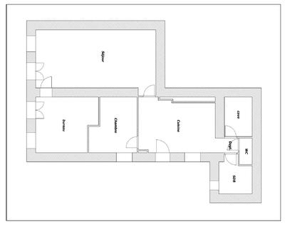 Appartement - 77 m² - 3 pièces