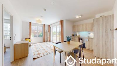 Chambre - 12 m² - 1 pièce