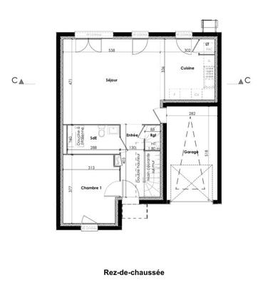 Maison - 100 m² - 5 pièces