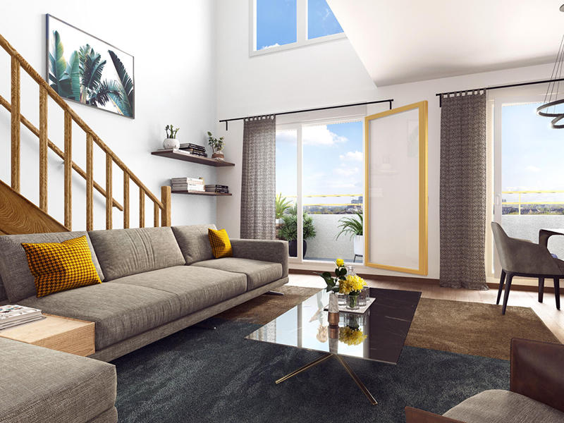 Appartement - 72 m² - 3 pièces