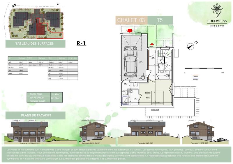 Châlet - 126 m² - 5 pièces