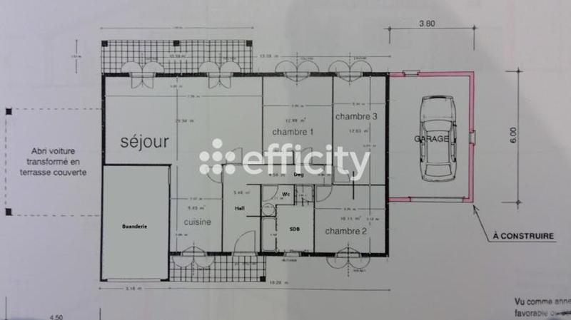 Maison - 110 m² - 4 pièces