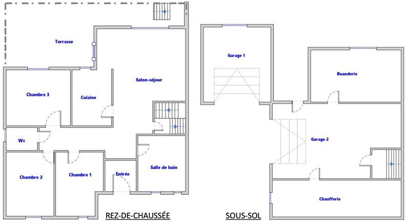 Maison - 92 m² - 4 pièces