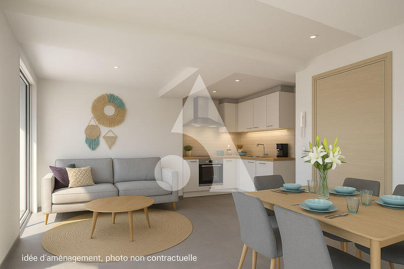 Appartement - 45 m² - 2 pièces